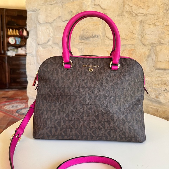 Michael Kors Brown and Pink Women's Bag Set - Picture 6 of 11